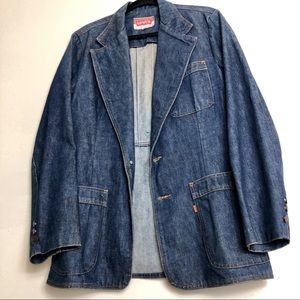 1970s Vintage Levi’s Denim Jean Blazer Jacket